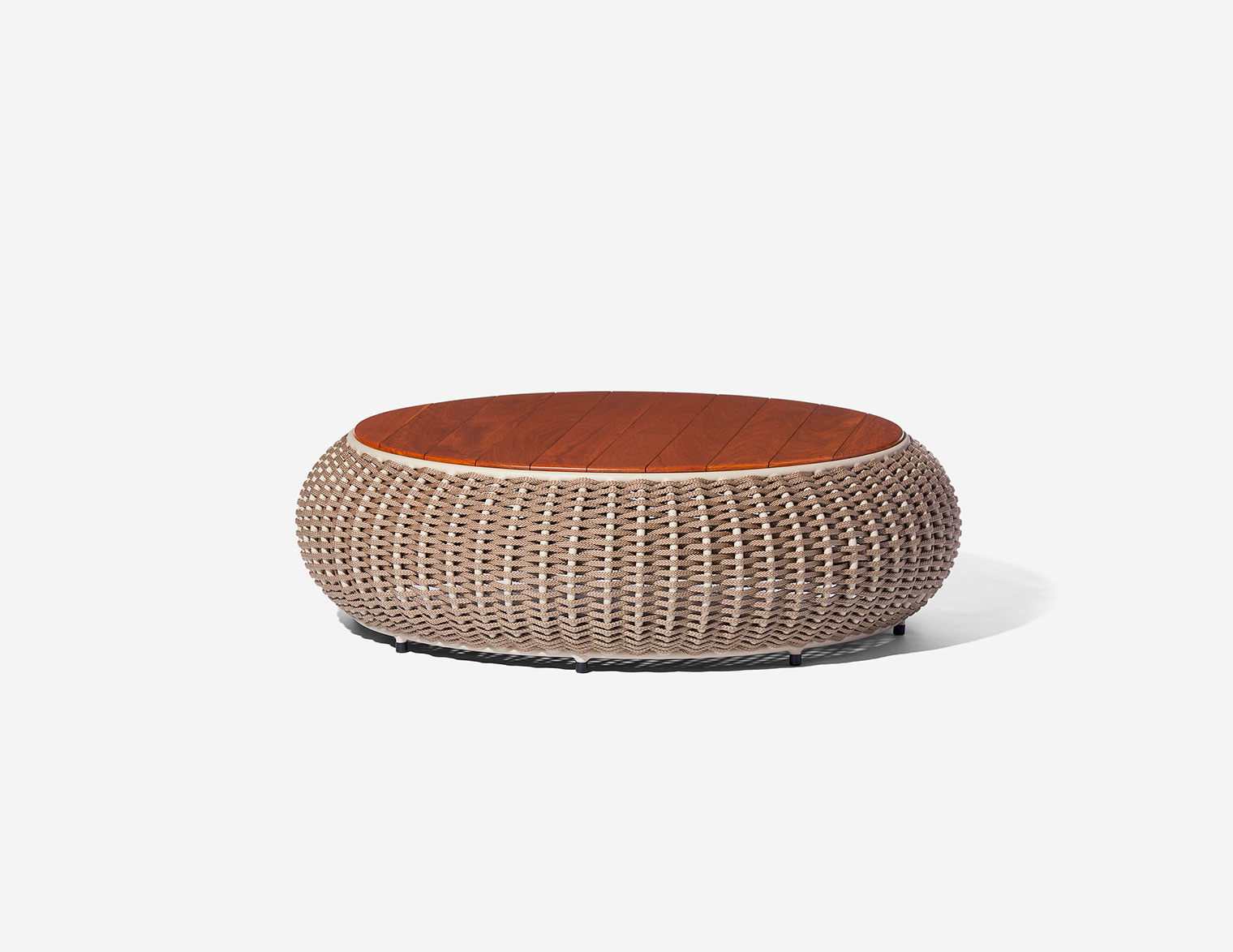 Rope Coffee Table - Wood
