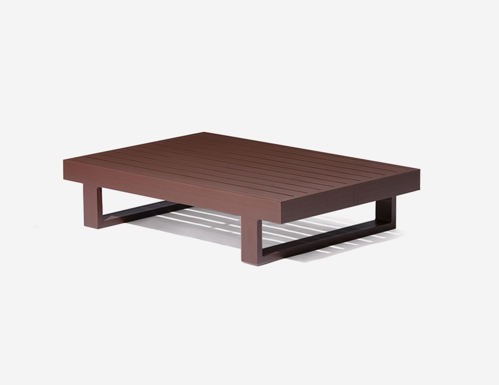 Mesa Centro | Módulo Canto - Amaranto