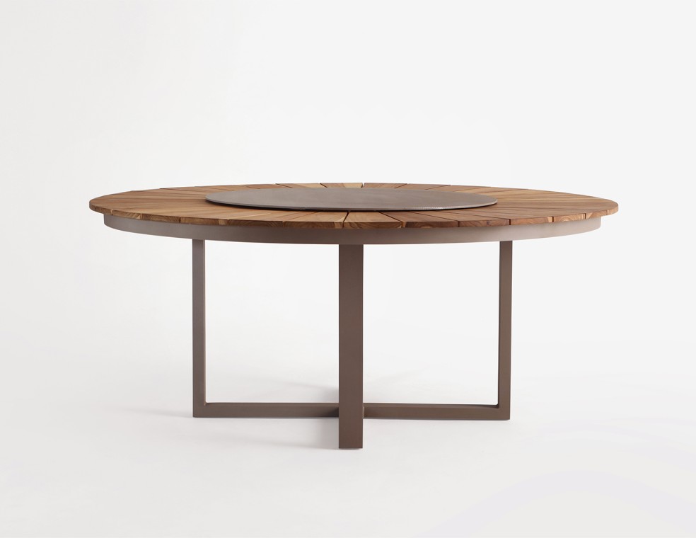 Mesa de Jantar com Giratório - Quadra